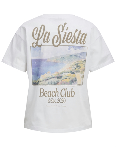 JJXX - JXGia Print T-Shirt - Bright White